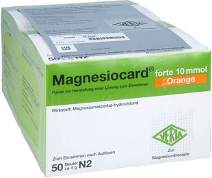 Verla Magnesiocard forte Magnesium Pulver Orange glutenfrei und laktosefrei für Kinder, Schwangere und Stillende – Bild 1 von 1