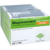 Produktbild von Verla Magnesiocard forte Magnesium Pulver Orange glutenfrei und laktosefrei für Kinder, Schwangere und Stillende