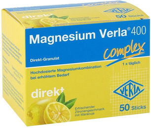 Verla Magnesium 400 Sticks Zitrone vegan zuckerfrei glutenfrei laktosefrei – Bild 1 von 1