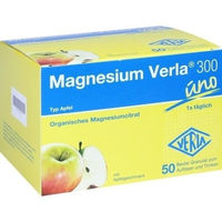 Produktbild von VERLA Magnesium Citrat 300 Apfel Granulat Pulver vegan laktosefrei glutenfrei