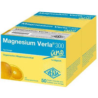 Produktbild von Verla Magnesium Citrat 300 mg Orange Granulat Pulver vegan zuckerfrei glutenfrei laktosefrei für Erwachsene