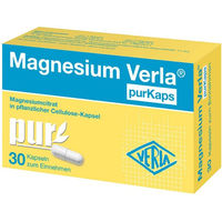 Produktbild von Verla Magnesium Citrat Kapseln vegan glutenfrei laktosefrei zuckerfrei