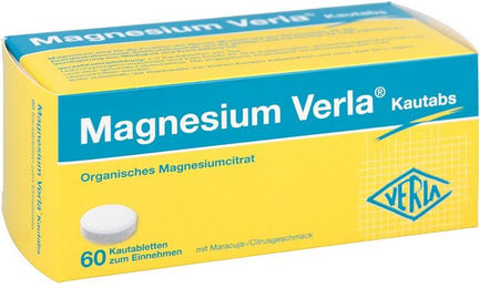 Verla Magnesium Citrat Lutschtabletten vegan glutenfrei laktosefrei für Sportler – Bild 1 von 1