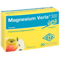 Produktbild von Verla Magnesium Citrat Pulver Apfel 300 mg vegan laktosefrei glutenfrei