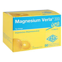 Produktbild von Verla Magnesium Citrat Pulver Orange 300 mg vegan zuckerfrei glutenfrei laktosefrei für Erwachsene
