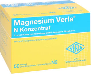 Verla Magnesium N Konzentrat Pulver für Kinder und Erwachsene laktosehaltig 50 Stück – Bild 1 von 1