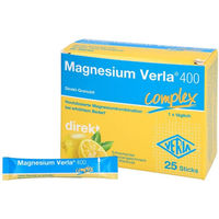 Produktbild von Verla Magnesium Verla 400 Komplex Sticks Zitrone vegan zuckerfrei laktosefrei glutenfrei