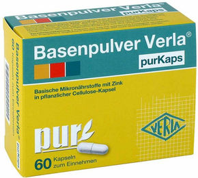 Verla Mineralstoff-Komplex Basenpulver in Kapseln vegan glutenfrei laktosefrei zuckerfrei – Bild 1 von 1