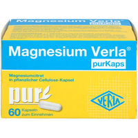 Produktbild von Verla purKaps Magnesiumcitrat Kapseln 60 Stück vegan zuckerfrei