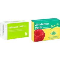 Produktbild von Verla Selenase Natriumselenit Lutschtabletten mit Himbergeschmack für Kinder 200 Stück