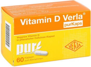 Verla Vitamin D Kapseln vegan glutenfrei laktosefrei zuckerfrei – Bild 1 von 1