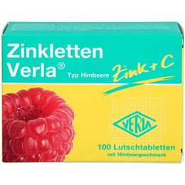 Verla Zinkletten Himbeere Lutschtabletten mit Zinkcitrat 100 Stück – Bild 1 von 1