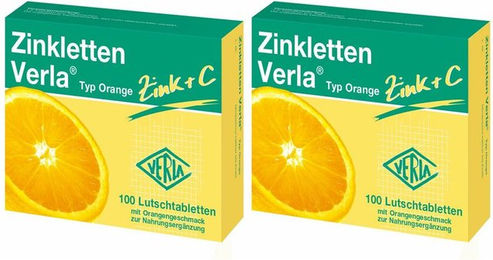 Verla Zinkletten Lutschtabletten Orange – Bild 1 von 1