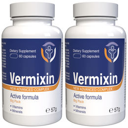 Vermixin Mineralstoff-Komplex Vitamin und Mineralien 120 Kapseln vegan und pflanzlich – Bild 1 von 3