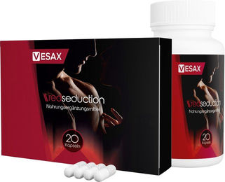 Vesax Red Seduction Kapseln mit Maca für Männer 20 Stück – Bild 1 von 5