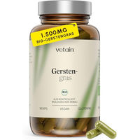 Produktbild von VETAIN Bio Gerstengras Kapseln Vegan Ohne Zusatzstoffe 180 Stück
