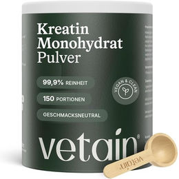 VETAIN Creatin Monohydrat Pulver 750g vegan ohne Zusatzstoffe – Bild 1 von 4