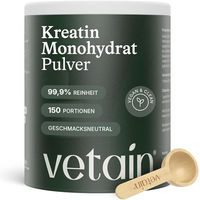 Produktbild von VETAIN Creatin Monohydrat Pulver 750g vegan ohne Zusatzstoffe