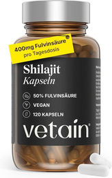 VETAIN Himalaya Shilajit Kapseln vegan und laktosefrei ohne Zusatzstoffe 120 Stück – Bild 1 von 2