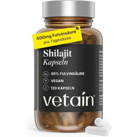 Produktbild von VETAIN Himalaya Shilajit Kapseln vegan und laktosefrei ohne Zusatzstoffe 120 Stück