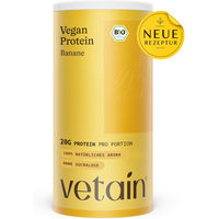 Produktbild von VETAIN Proteinpulver Vegan Banane Bio Mehrkomponenten 1000 g