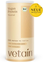 VETAIN Proteinpulver Vegan Bio Mehrkomponenten Neutral 540 g – Bild 1 von 2