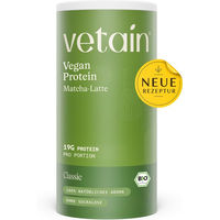 Produktbild von VETAIN Proteinpulver Vegan Matcha Latte Bio ohne Zuckerzusatz