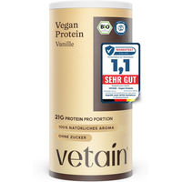 Produktbild von VETAIN Proteinpulver Vegan Vanille Bio Mehrkomponenten 540 g