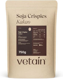 VETAIN Soja Crispies Kakao 750g vegan zuckerfrei und laktosefrei – Bild 1 von 7