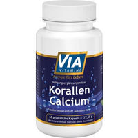 Produktbild von Via Vitamine Korallen Calcium Algenkalk Sango 400 mg Kapseln 60 Stück