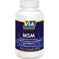 Produktbild von Via Vitamine MSM Komplex hochdosiert mit 120 mg Vitamin C Kapseln