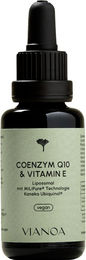VIANOA Coenzym Q10 Tropfen mit Ubiquinol und Vitamin E vegan glutenfrei zuckerfrei – Bild 1 von 2