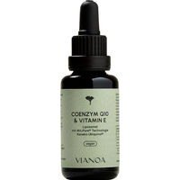 Produktbild von VIANOA Coenzym Q10 Tropfen mit Ubiquinol und Vitamin E vegan glutenfrei zuckerfrei
