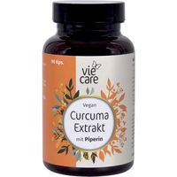 Produktbild von Viecare Curcuma Extrakt mit Piperin vegan 90 Kapseln