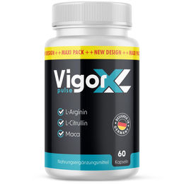 Vig ora XL Pulse Kapseln mit L-Arginin, L-Citrullin, Maca, Traubenkernextrakt und Zink, 60 Kapseln – Bild 1 von 4