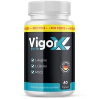 Produktbild von Vig ora XL Pulse Kapseln mit L-Arginin, L-Citrullin, Maca, Traubenkernextrakt und Zink, 60 Kapseln