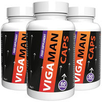 Produktbild von VIGAMAN Maca Kapseln vegan ohne Zusatzstoffe 180 Stück