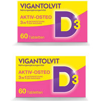 Produktbild von Vigantolvit Osteo Vitamin D3 1000 I.E. mit K2 und Kalzium Tabletten für Erwachsene 120 Stück