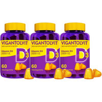 Produktbild von Vigantolvit Vitamin D3 2000 I.E. Weichgummis 180 Stück glutenfrei laktosefrei ohne Zusatzstoffe