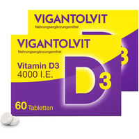 Produktbild von Vigantolvit Vitamin D3 4000 I.E. Tabletten 120 Stück vegetarisch glutenfrei laktosefrei
