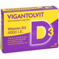 Produktbild von Vigantolvit Vitamin D3 4000 I.E. Tabletten 60 Stück vegetarisch glutenfrei laktosefrei