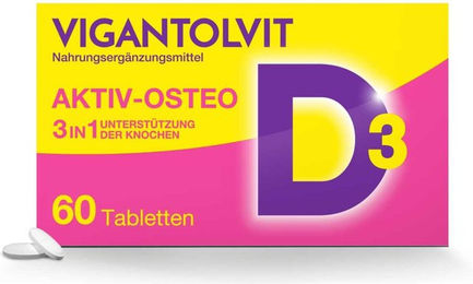 Vigantolvit Vitamin D3 K2 Calcium Filmtabletten 60 Stück – Bild 1 von 2