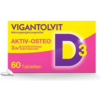 Produktbild von Vigantolvit Vitamin D3 K2 Calcium Filmtabletten 60 Stück