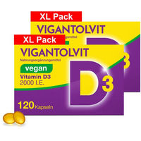 Produktbild von Vigantolvit Vitamin D3 Kapseln 2000 I.E. vegan mit Flechten