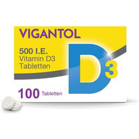 Produktbild von Vigantolvit Vitamin D3 Tabletten für Kinder und Erwachsene