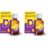 Produktbild von Vigantolvit Vitamin D3 Tropfen mit 500 IE pro Tropfen, glutenfrei und laktosefrei, für Kinder, Erwachsene und Senioren