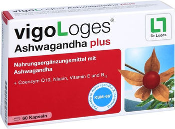 Vigologes Ashwagandha Plus Kapseln 60 Stück – Bild 1 von 4