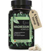 Produktbild von Vihado Magnesium Komplex hochdosiert vegan 180 Kapseln für Erwachsene