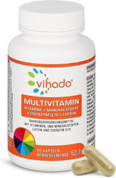 Vihado Multivitamin Kapseln mit 26 Vitaminen und Mineralstoffen vegan – Bild 1 von 1
