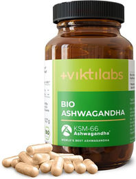 Viktilabs Bio Ashwagandha Kapseln mit KSM-66 1000 mg – Bild 1 von 1